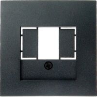 Berker 10331606 - Anthracite - Matte - Screwless - Berker - TAE - 1 pc(s)