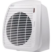De Longhi HVY1020.W - Fan electric space heater - IP21 - Indoor - White - Rotary - 2000 W