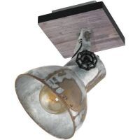Eglo Leuchten EGLO 49648 - Surfaced lighting spot - E27 - 40 bulb(s) - 220 - 240 V - Black - Brown
