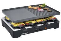 Cloer Raclettegrill 6446 8 Pfännchen 1200Watt - 1200 W - 230 V - 410 mm - 280 mm - 14 mm