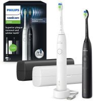 Philips Toothbrush HX7109 01 Sonicare 5300 Duopack black Schwarz and white (HX7109/01)