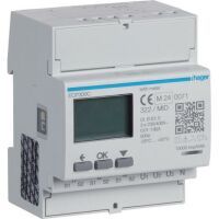 Hager Energiezähler 3phasig fürWandlerverhältnis 1A oder 5A S0 MID ECP300C