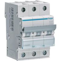 Hager LS-SCHALTER 3P  10A-C 6KA 3PLE (MCN310)