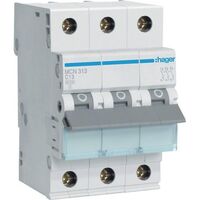Hager LS-SCHALTER 3P  13A-C 6KA 3PLE (MCN313)