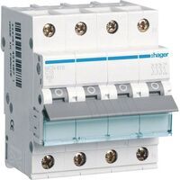 Hager LS-SCHALTER 3P+N 10A-C 6KA4PLE (MCN610)