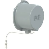 PC Electric PCE Schutzkappe IP67 Stecker 16A 201655p grau 20165