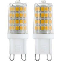 Eglo Leuchten LED-Leuchtmittel G9 SMD 3W 4000K 2 Stk