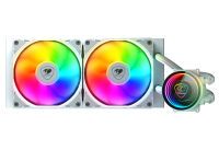 COUGAR CPU Wasserkühlung Poseidon Elite 240, ARGB Weiß (CGR-PSDELRGB-W-240)