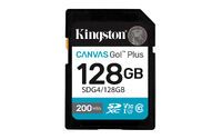 KINGSTON 128GB SDXC Canvas Go Plus Gen4 200MB/s C10 UHS-I U3 V30 (SDG4/128GB)