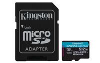 KINGSTON 512GB microSDXC Canvas Go Plus Gen4 200MB/s A2 U3 V30 Card + Adapter (SDCG4/512GB)