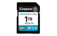 KINGSTON 1TB SDXC Canvas Go Plus Gen4 200MB/s C10 UHS-I U3 V30 (SDG4/1TB)