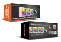 COUGAR CPU Wasserkühlung Poseidon Elite 360, ARGB, Weiß (CGR-PSDELRGB-W-360)