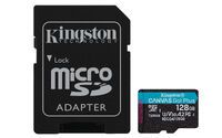 KINGSTON 128GB microSDXC Canvas Go Plus Gen4 200MB/s A2 U3 V30 Card + Adapter (SDCG4/128GB)