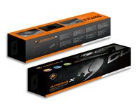 Compucase COUGAR Gaming ARENA X - Black - Image - Rubber - Non-slip base - Gaming mouse pad