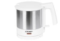 Cloer 4721 - 1 L - 1800 W - Stainless steel - White - Water level indicator