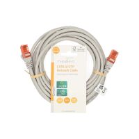 Nedis CAT6-Netzwerkkabel / RJ45 Stecker / RJ45 Stecker / U/UTP / 5.00 m / Rund / PVC / Grau / Label