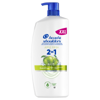 Head & Shoulders Apple Fresh 2in1 Anti-Schuppen-Shampoo, 800ml Pumpspender. Bis zu 100% Schuppenschutz. Frisches Gefühl mit Apfelduft