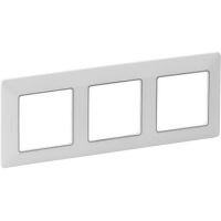 Legrand VLIFE 3FACH RAHMEN UW/CHROM (754033)