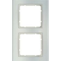 Berker RAHMEN 2 FACH ALU/PWS PROFIL (10123904         B.3)