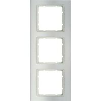 Berker RAHMEN 3-FACH ALU/PWS PROFIL (10133904         B.3)