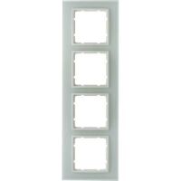 Berker RAHMEN 4-FACH POLARWEISS (10146909     B7 GLAS)