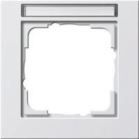 GIRA E2 - White - Thermoplastic - Screwless - 80.8 mm - 80.8 mm - 9.3 mm