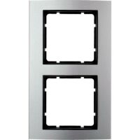 Berker RAHMEN 2-FACH ALU PROFIL (10123004         B.3)