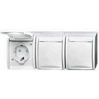 Busch-Jaeger SCHUKO® DREIFACHSTECKDOSE (2300/3 EBW-54)