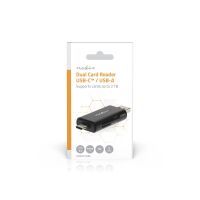 Nedis Kartenleser / microSD (TF) / microSDHC (TF) / microSDXC (TF) / SD / SDHC / SDXC / USB 3.2 Gen1