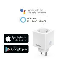 Hama WLAN-Steckdose Mini Verbrauchsmessung, ohne Hub Strom - Hausautomation