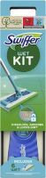 Swiffer Besen Staubfänger, Starterset, Trockene und feuchte Tücher Für Parkettböden Enthält: 1 Besen, 6 feuchte Tücher