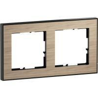 Legrand 2F.RAHMEN MIT ECHTMATERIALOBER (765292 SEANO)
