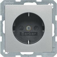 Berker Q.X SCHUKO-STECKD.M.BERÜHRUNGS (47236084 ALU SAMT)