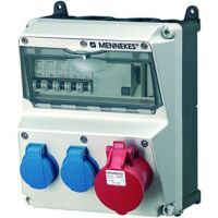 Mennekes STECKD.KOMB. 2XSCHUKO-1XCEE16A (920235  M.FI+AUTOMAT)