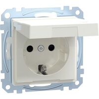 Merten SCHUKO-STD+BRS+KL IP44 TPB PW (MEG2314-0319   SYS.M)