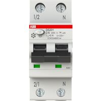 ABB FI/LS-Schalter DS201 C16 APR100 6kA 1P+N