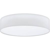 Eglo Leuchten Deckenleuchte 3 weiss nickel PASTERI 570mm