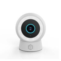 Nedis SmartLife Außenkamera / Wi-Fi / Spotlight / 3MP Full HD 1296p / IP65 / Cloud Storage (optional) / microSD (not enthalten) / Onvif / 5 V DC / mit Bewegungssensor / Nachtsicht / Weiss