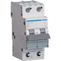 Hager LS-SCHALTER 1P+N 6A-B 6KA 2PLE (MBS506 QUICK CONNECT)