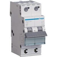 Hager LS-SCHALTER 1P+N 16A-C6KA 2PLE (MCS516 QUICK CONNECT)