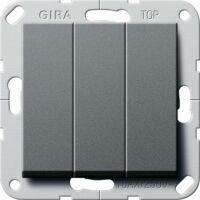 GIRA 284428 - 1P - Anthracite - 250 V - BS EN 60669-1 - 250 V - 10 A