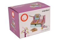 Mentari Holz Kasse rosa/hellblau