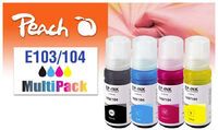 Peach Patrone Epson 103/104 MultiPack bk,c,m,y remanufactured (PI200-899)