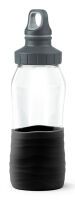Emsa Drink2Go Glas Trinkflasche 0.5 Liter Schraubverschluss Auslaufsicher Spülmaschinenfest