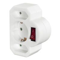 HAMA STECKDOSENADAP 1XSCHUTZ/ 2EUR (STECKDOSENADAPTER)