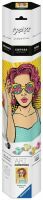 Ravensburger CreArt - Malen nach Zahlen 25857 - PopArt Collection: Lady in Pink  - ab 14 Jahren - Ma
