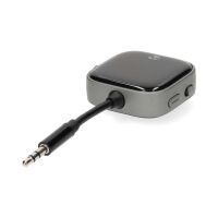 Nedis Bluetooth® Transceiver / Audio- / Video- / Dateneingänge: 3.5 mm / Audio- / Video- / Datenausgänge: 1x 3.5 mm / SBC / Bis zu 2 Geräte / Batterie 1 Betriebszeit Standardnutzung: 780 min / Schwarz