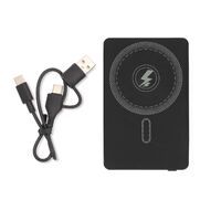 Nedis powerbank / 5000 mAh / Kabellose Ladefunktion / 1.67 / 2.22 / 3.0 A / Anzahl der Ausgänge: 1 / Geräteausgangsanschluss: 1x USB-C™ / Geräteeingangsanschluss: 1x USB-C™ / PD3.0 20W / Lithium-Polymer