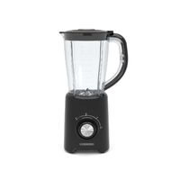 MELISSA Blender / 800 W / 2 Geschwindigkeiten + Pulse / 4 Edelstahlklingen / 1,5-L-Kunststoffkanne/ Schwarz