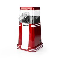 MELISSA Popcorn-Maker / 60 g / 1200 W / 2 - 4 min / Rot/Weiß